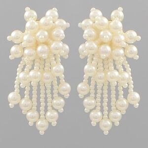 Pearl Fringe Earrings